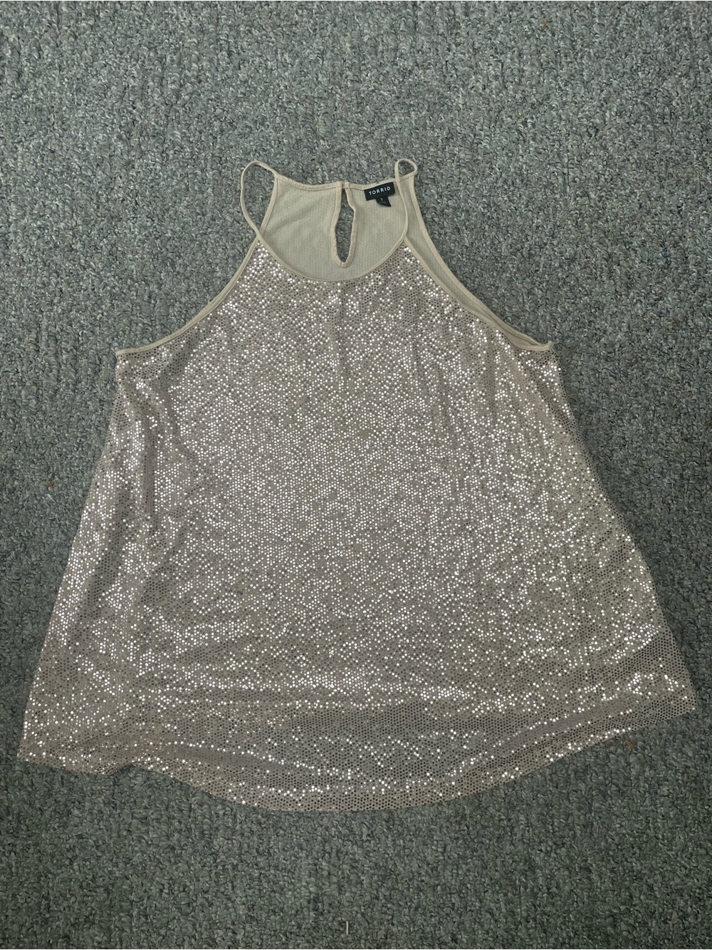 Torrid gold sequin tank